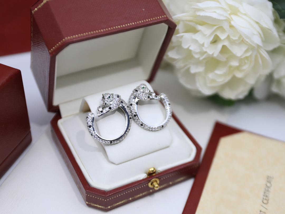 Double-ring leopard earrings with diamond inlay gift-giving and everyday wear, made of hypoallergenic material срібний
Double-ring leopard earrings with diamond inlay gift-giving and everyday wear, made of hypoallergenic material срібний