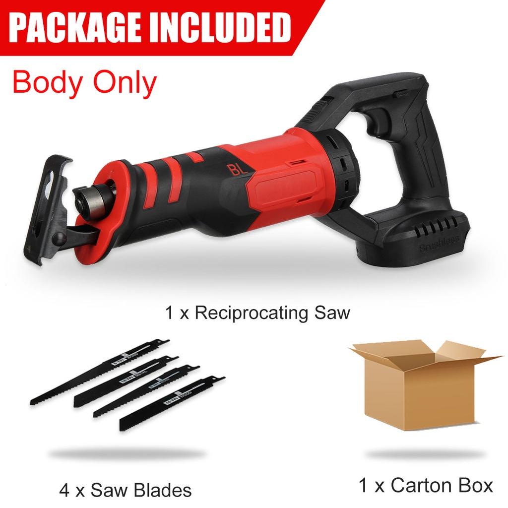 3000 Вт Бесщеточная электрическая сабельная пила 388VF Регулируемые режимы трех ориентаций Режущая пила Портативные аккумуляторные электроинструменты Only machine
3000 Вт Бесщеточная электрическая сабельная пила 388VF Регулируемые режимы трех ориентаций Режущая пила Портативные аккумуляторные электроинструменты Only machine