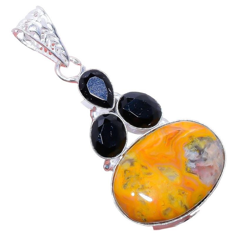Yellow Laguna Lace, Black Onyx 925 Sterling Silver Jewelry Pendant 2.4 AH-3240 2.17 жёлтый
Yellow Laguna Lace, Black Onyx 925 Sterling Silver Jewelry Pendant 2.4 AH-3240 2.17 жёлтый
