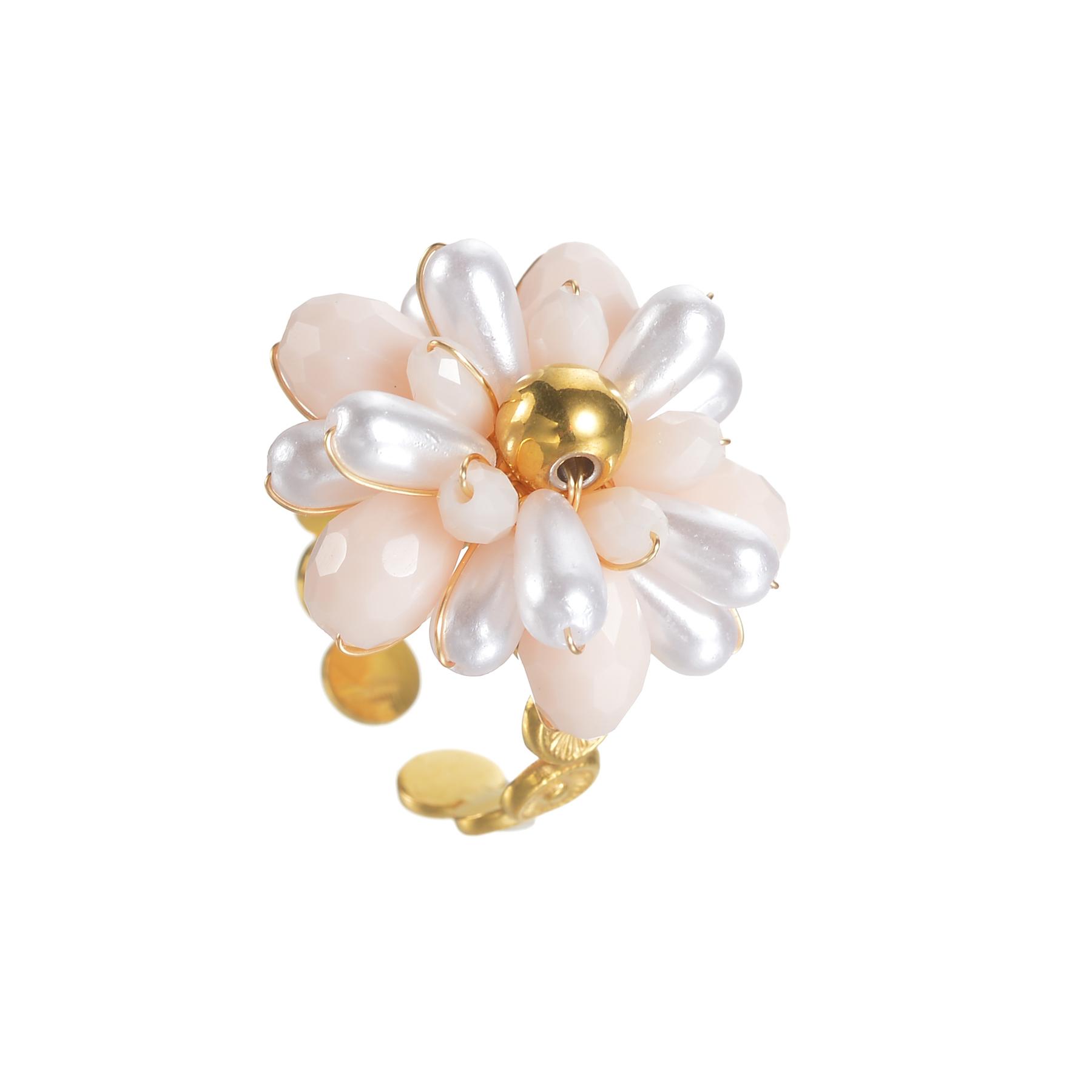 Atoztide Fashion Beaded Flower Open Ring For Women Stainless Steel Exquisite Colored Flower Adjustable Finger Ring Jewelry Gift
Atoztide Fashion Beaded Flower Open Ring For Women Stainless Steel Exquisite Colored Flower Adjustable Finger Ring Jewelry Gift