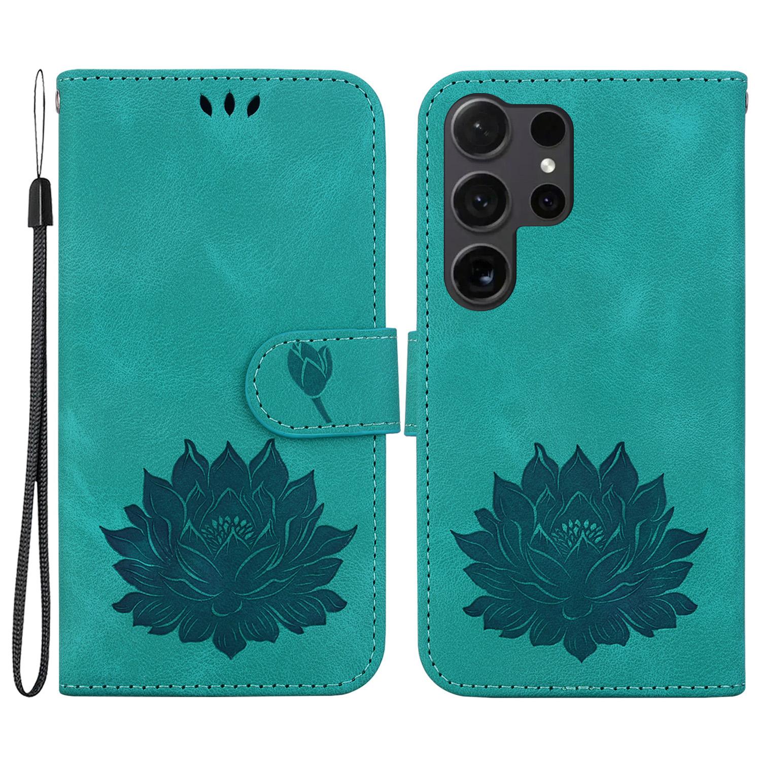 Чохол для телефону Samsung Galaxy S24 Ultra Захисна шкіряна відкидна кришка з тисненням лотоса Green
Чохол для телефону Samsung Galaxy S24 Ultra Захисна шкіряна відкидна кришка з тисненням лотоса Green