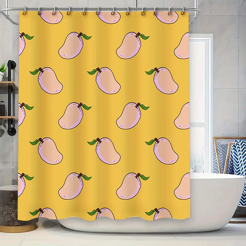 Adorable Pink Green Pears Yellow Shower Curtain Bathroom Decor Home Decoration Waterproof Fabric Print For Bathrooms W60H190(CM)-1 Pcs
Adorable Pink Green Pears Yellow Shower Curtain Bathroom Decor Home Decoration Waterproof Fabric Print For Bathrooms W60H190(CM)-1 Pcs