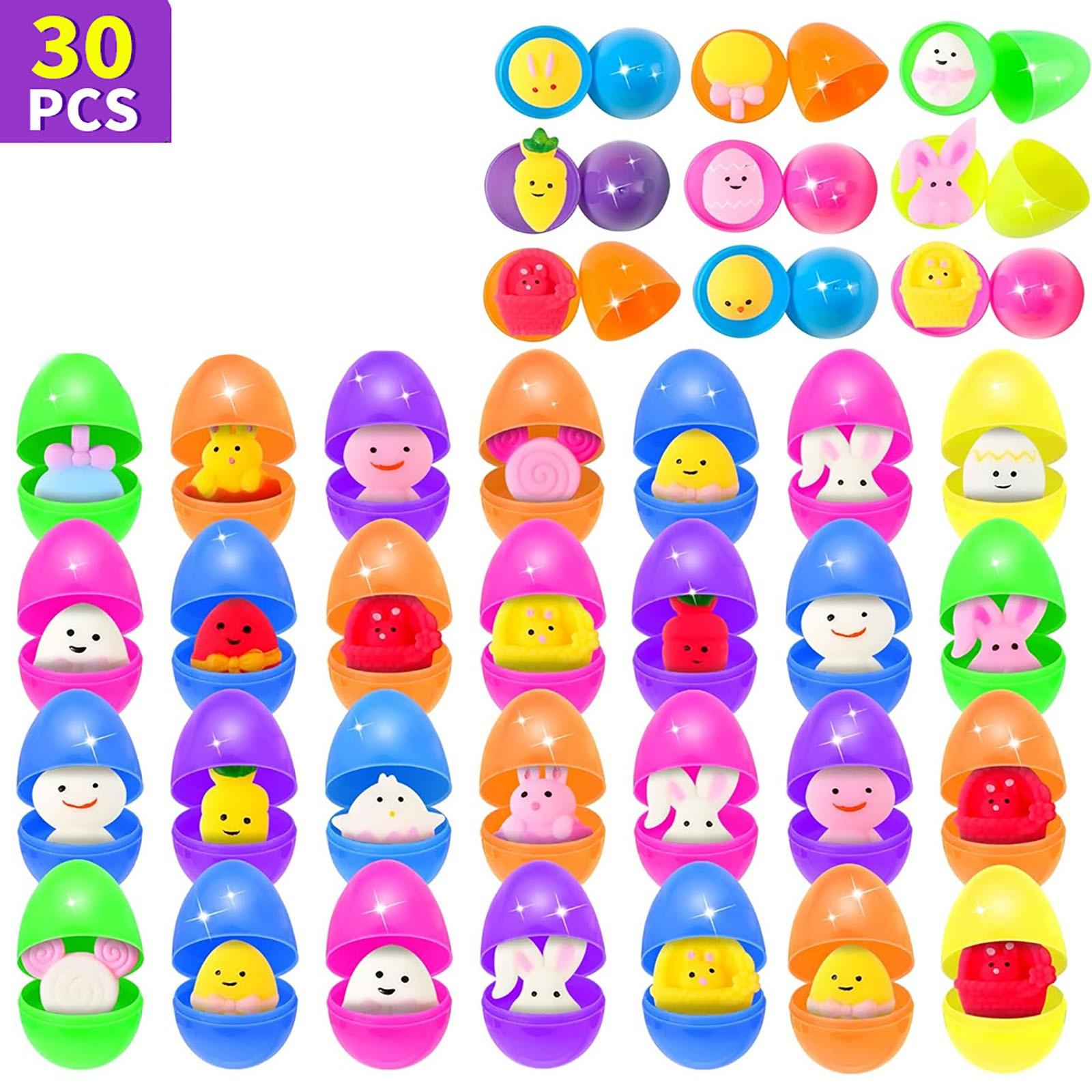 30 Pieces Kids Fidget Sensory Toys Stress Relief Egg Shaped Squeeze Toys for Children Classroom and Home Use Durable and Portable One Size
30 Pieces Kids Fidget Sensory Toys Stress Relief Egg Shaped Squeeze Toys for Children Classroom and Home Use Durable and Portable One Size