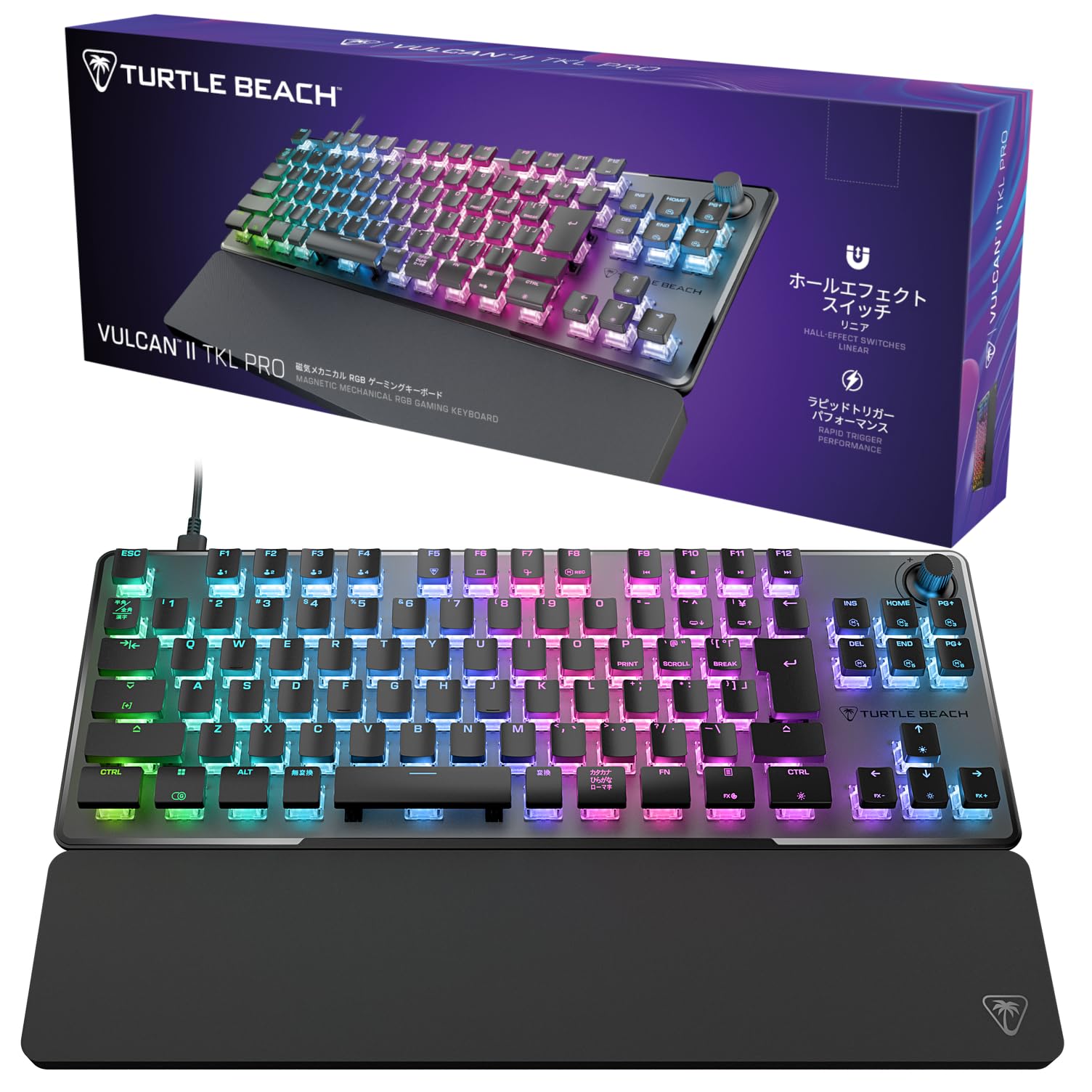 Equipped with Rapid Trigger Turtle Beach Vulcan II TKL Pro React Tap Equipped with adjustable actuation JP Japanese Layout Wired Gaming Hall Effect
Equipped with Rapid Trigger Turtle Beach Vulcan II TKL Pro React Tap Equipped with adjustable actuation JP Japanese Layout Wired Gaming Hall Effect