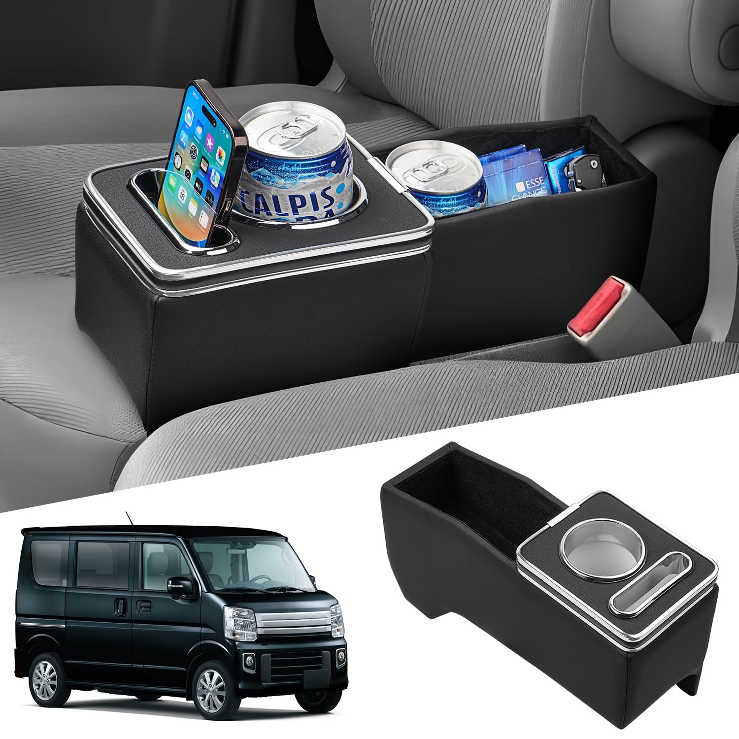 Auto Spec Suzuki Every Wagon Exclusive Console Box DA17V DA17W Under Armrest Console Tray Car Storage Box Small Item Storage Large Capacity Drink чёрный
Auto Spec Suzuki Every Wagon Exclusive Console Box DA17V DA17W Under Armrest Console Tray Car Storage Box Small Item Storage Large Capacity Drink чёрный