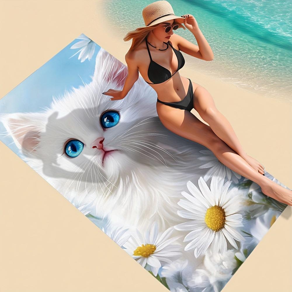 Modern Cat Print Quick Dry Microfiber Towel, Polyester for Pool Bath Yoga Camping Travel W40*H60(CM)
Modern Cat Print Quick Dry Microfiber Towel, Polyester for Pool Bath Yoga Camping Travel W40*H60(CM)