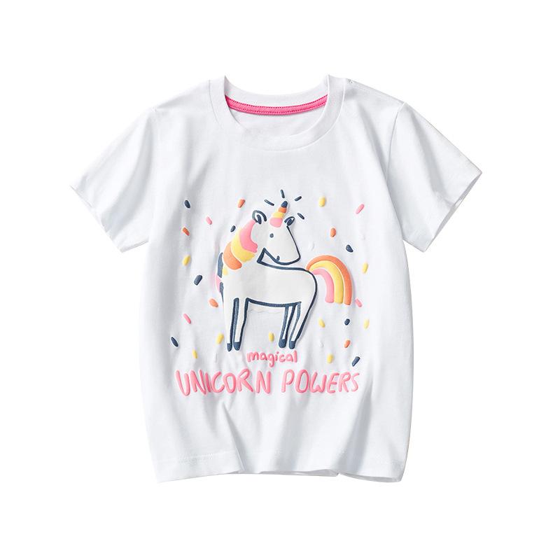 Summer New Children S T-Shirt Girls White T-Shirt In Small Children Unicorn Printing Short-Sleeved T-Shirt Short-Sleeved Female 90cm(3Y) белый
Summer New Children S T-Shirt Girls White T-Shirt In Small Children Unicorn Printing Short-Sleeved T-Shirt Short-Sleeved Female 90cm(3Y) белый