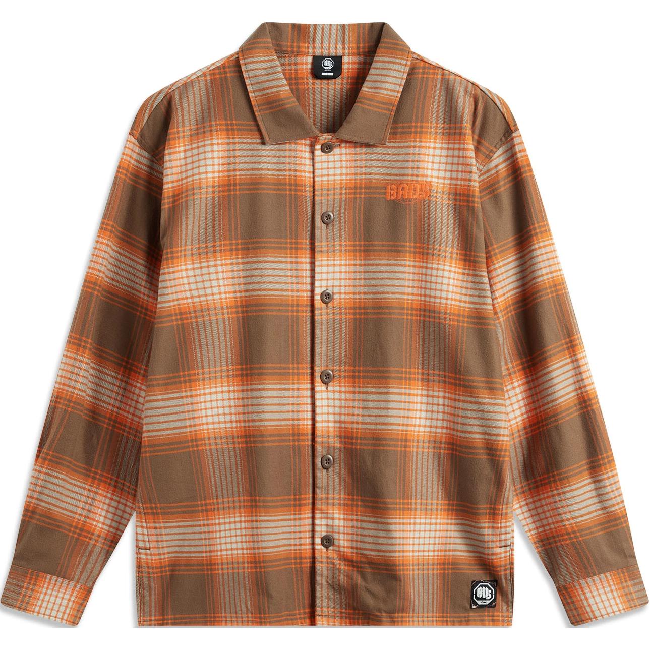 Li-Ning Anti-Five Series Full Print Striped Button-Down Loose Long Sleeve Shirt Men shirts Brown Plaid ASHU473-2 S
Li-Ning Anti-Five Series Full Print Striped Button-Down Loose Long Sleeve Shirt Men shirts Brown Plaid ASHU473-2 S