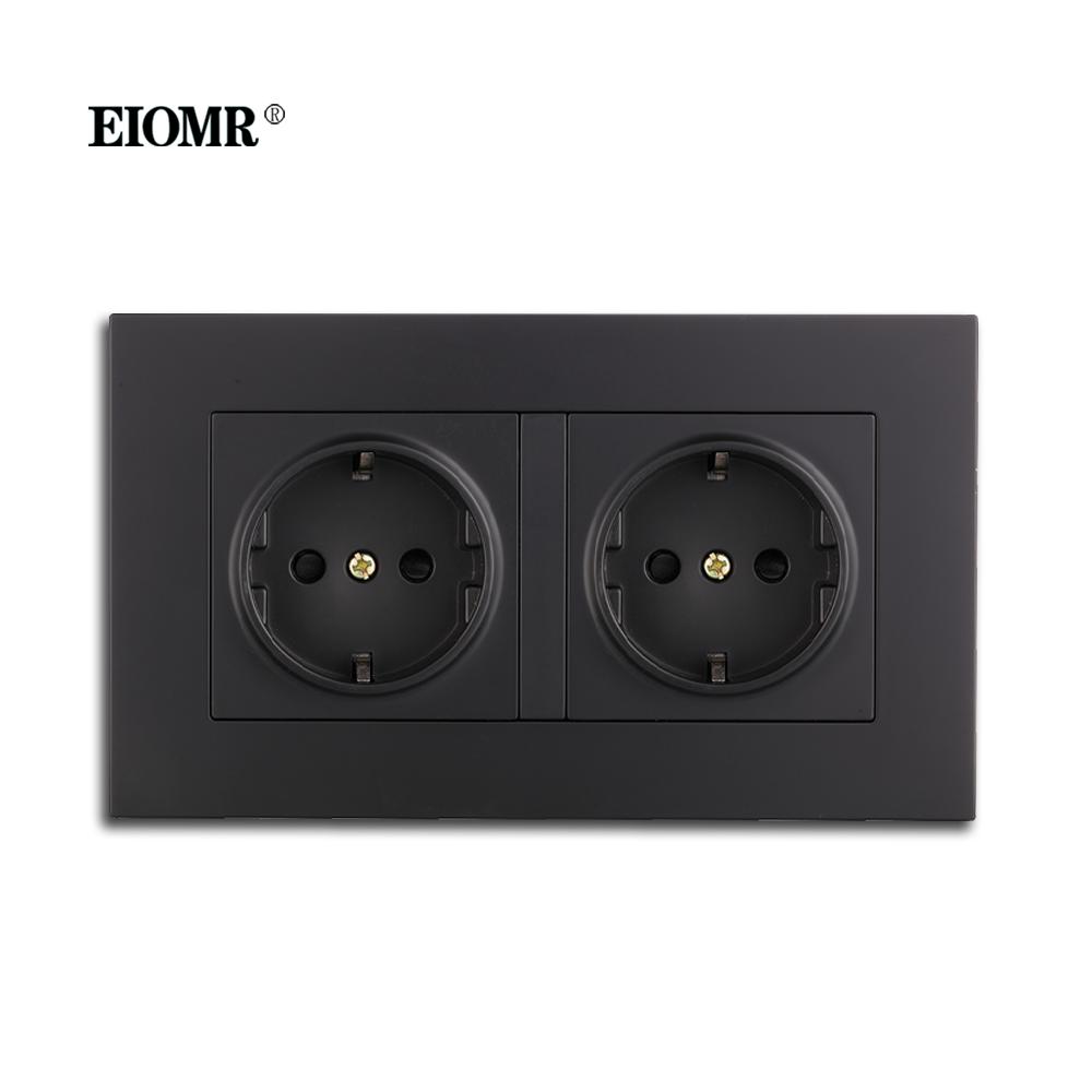 EIOMR ЄС USB Настінна Розетка Подвійна Розетка 146мм*86мм Європейський Стандарт Розетка живлення 5В 2.1А Розетка Type C для Зарядки Телефона Black 2
EIOMR ЄС USB Настінна Розетка Подвійна Розетка 146мм*86мм Європейський Стандарт Розетка живлення 5В 2.1А Розетка Type C для Зарядки Телефона Black 2