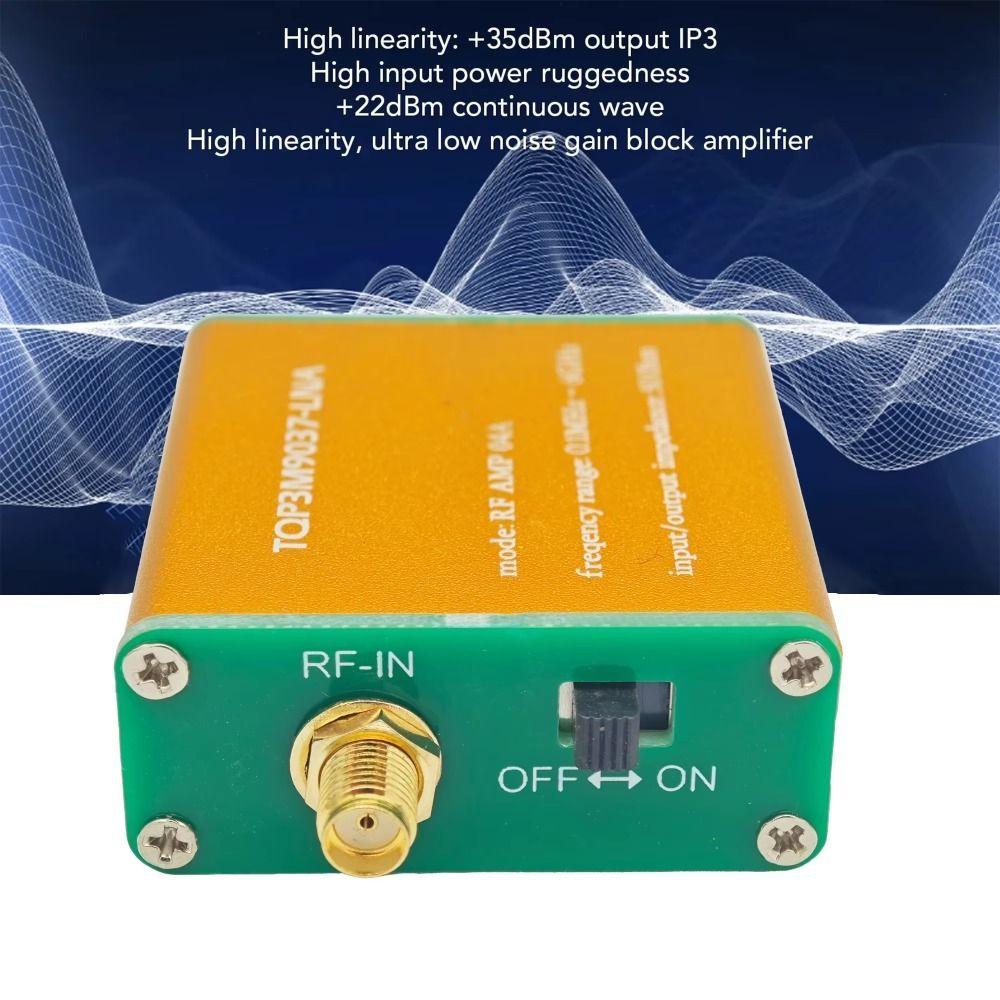 0.1MHz To 6GHz RF Amplifier Module RF AMP 04A Preamplifier Module Low Noise Amplifier Laptop Style 2
0.1MHz To 6GHz RF Amplifier Module RF AMP 04A Preamplifier Module Low Noise Amplifier Laptop Style 2