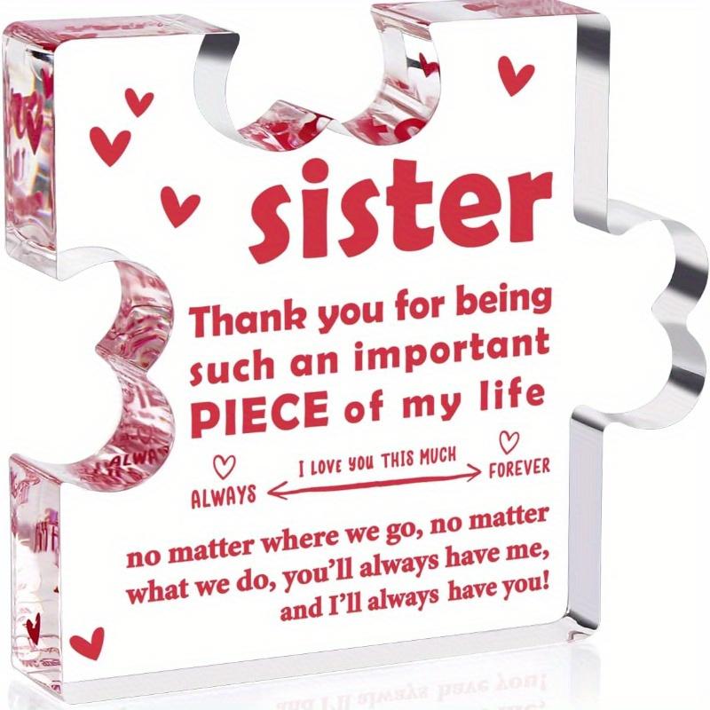 Sister & Soul Friend Gift. Decorative plaque for birthdays, Christmas or Thanksgiving. чистый
Sister & Soul Friend Gift. Decorative plaque for birthdays, Christmas or Thanksgiving. чистый