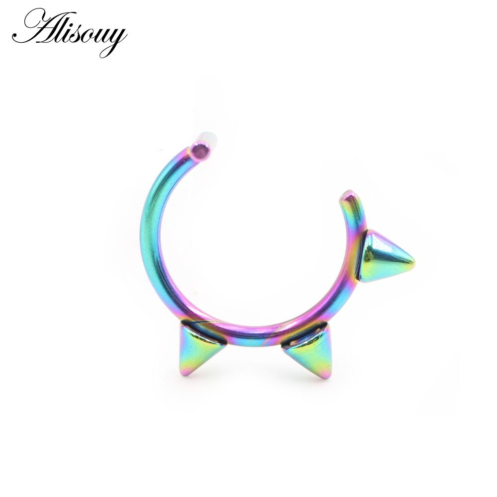 Alisouy 1PC нержавеющая сталь C-образный конусный конус для губ кольцо для носа перегородка уха хрящ козелок дайт пирсинг ювелирные изделия Style3 разноцветный
Alisouy 1PC нержавеющая сталь C-образный конусный конус для губ кольцо для носа перегородка уха хрящ козелок дайт пирсинг ювелирные изделия Style3 разноцветный