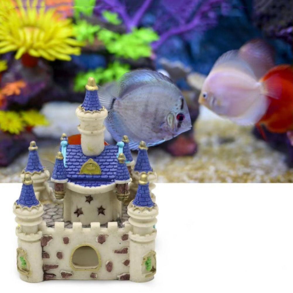 Cartoon Castle Tower Ornaments Resin Fish Castle Landscape Fish Castle House Fish Tank синий
Cartoon Castle Tower Ornaments Resin Fish Castle Landscape Fish Castle House Fish Tank синий