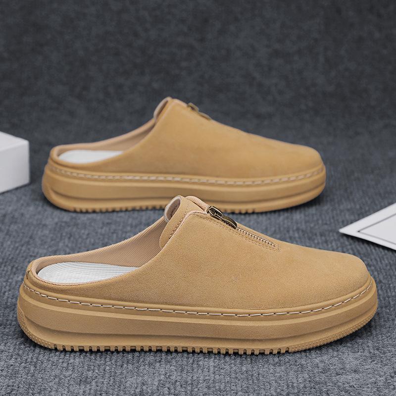 Designer light luxury 2025 summer high-quality suede breathable half-tray men s Boken shoes ultra-light one-pedal shoes men s shoes 39 хакі
Designer light luxury 2025 summer high-quality suede breathable half-tray men s Boken shoes ultra-light one-pedal shoes men s shoes 39 хакі
