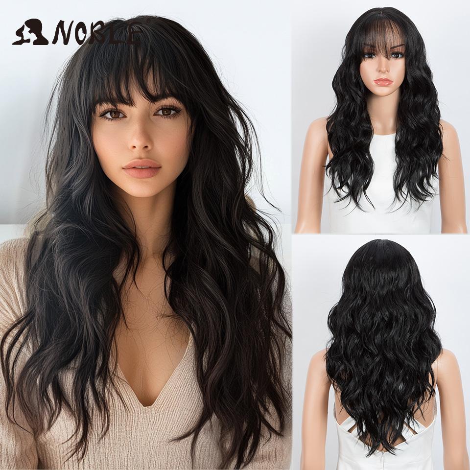 Noble Synthetic Lace Front Wig Silky Body Wave with Bangs 20 Inch Cosplay Party Lolita Hair Wigs for Women Heat Resistant Wig (as the picture,130%&20inches)
Noble Synthetic Lace Front Wig Silky Body Wave with Bangs 20 Inch Cosplay Party Lolita Hair Wigs for Women Heat Resistant Wig (as the picture,130%&20inches)