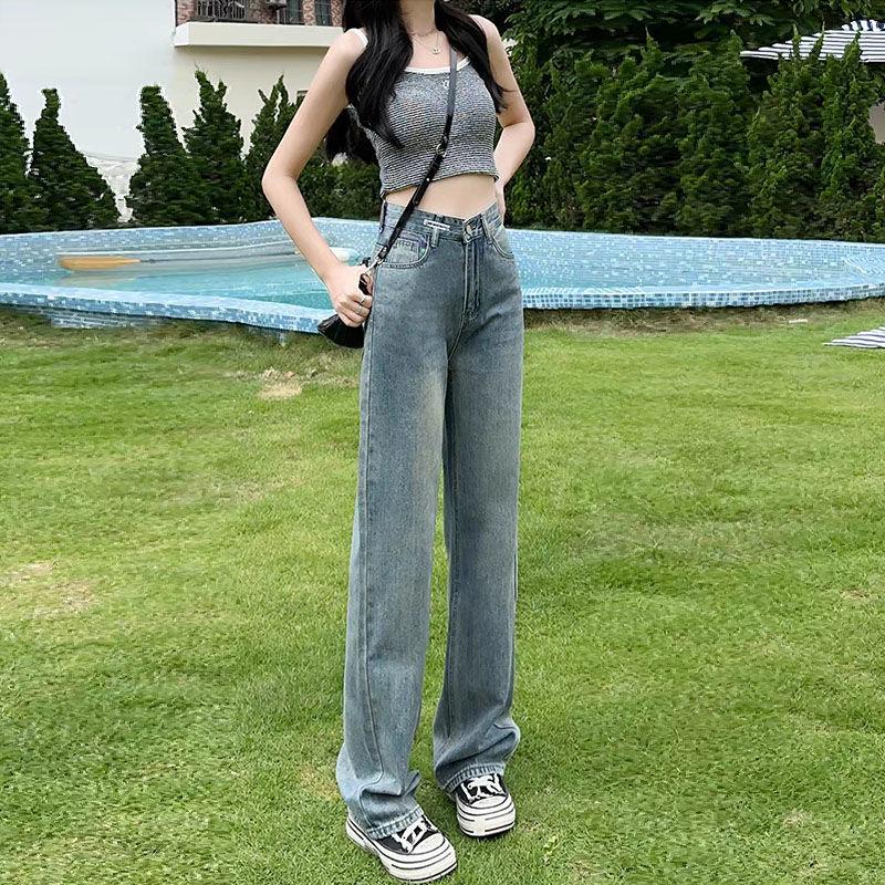 Женские джинсы с высокой талией, облегающие, свободные, с прямыми штанинами - Коллекция Весна/Осень 2025, Петит, Широкие штанины, Брюки в пол 5XL
Женские джинсы с высокой талией, облегающие, свободные, с прямыми штанинами - Коллекция Весна/Осень 2025, Петит, Широкие штанины, Брюки в пол 5XL