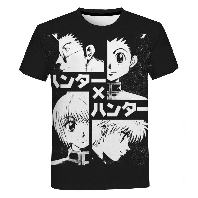 Japan Anime Hunter X Hunter Print T-shirt Men Casual Killua Oversized T Shirt Harajuku Streetwear Round Neck Short Sleeves Tops
Japan Anime Hunter X Hunter Print T-shirt Men Casual Killua Oversized T Shirt Harajuku Streetwear Round Neck Short Sleeves Tops