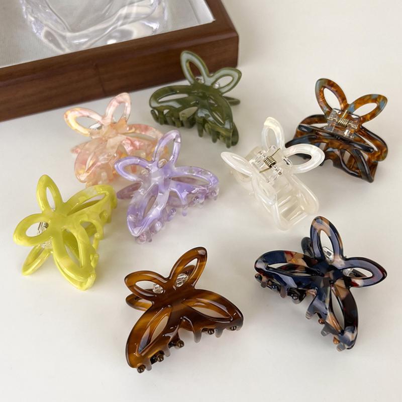 UXSL Retro Sweet Romantic Hollow Butterfly Small Claw Clip Colored Acetate Hairpin Women Fashion Beautifully Barrettes Headdress
UXSL Retro Sweet Romantic Hollow Butterfly Small Claw Clip Colored Acetate Hairpin Women Fashion Beautifully Barrettes Headdress