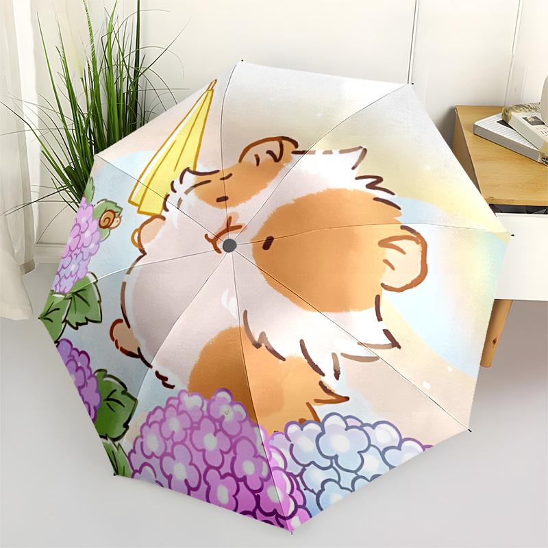 1pc Guinea Pig Hydrangea Umbrella Portable Folding Umbrella Durable Iron Frame, Suitable for All Seasons Home Travel Outdoor yy260319081
1pc Guinea Pig Hydrangea Umbrella Portable Folding Umbrella Durable Iron Frame, Suitable for All Seasons Home Travel Outdoor yy260319081