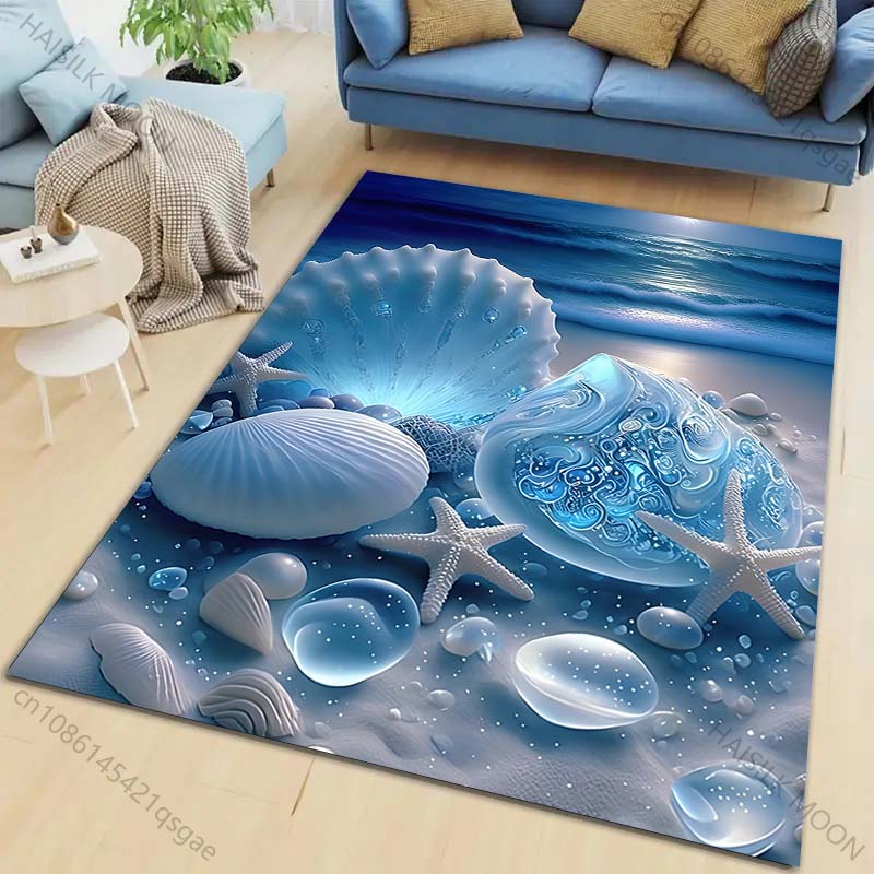 New product Seashells Starfish on Beach Carpet for Living Room Bedroom Bedside Floor Mat Cloakroom Children Play Mat Area Rug 40cm x 60cm
New product Seashells Starfish on Beach Carpet for Living Room Bedroom Bedside Floor Mat Cloakroom Children Play Mat Area Rug 40cm x 60cm