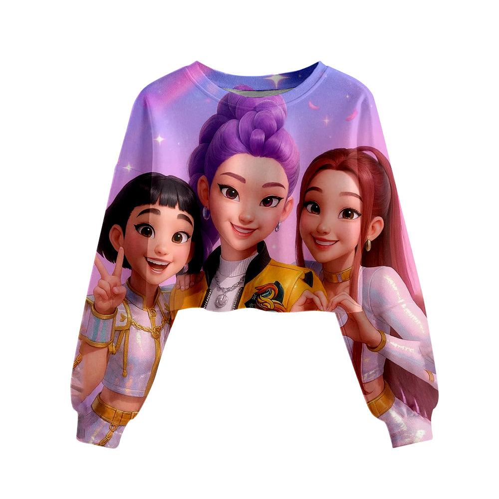 K-pop Pattern 3D Printing Girls Casual Short Pullover Sweater 160
K-pop Pattern 3D Printing Girls Casual Short Pullover Sweater 160