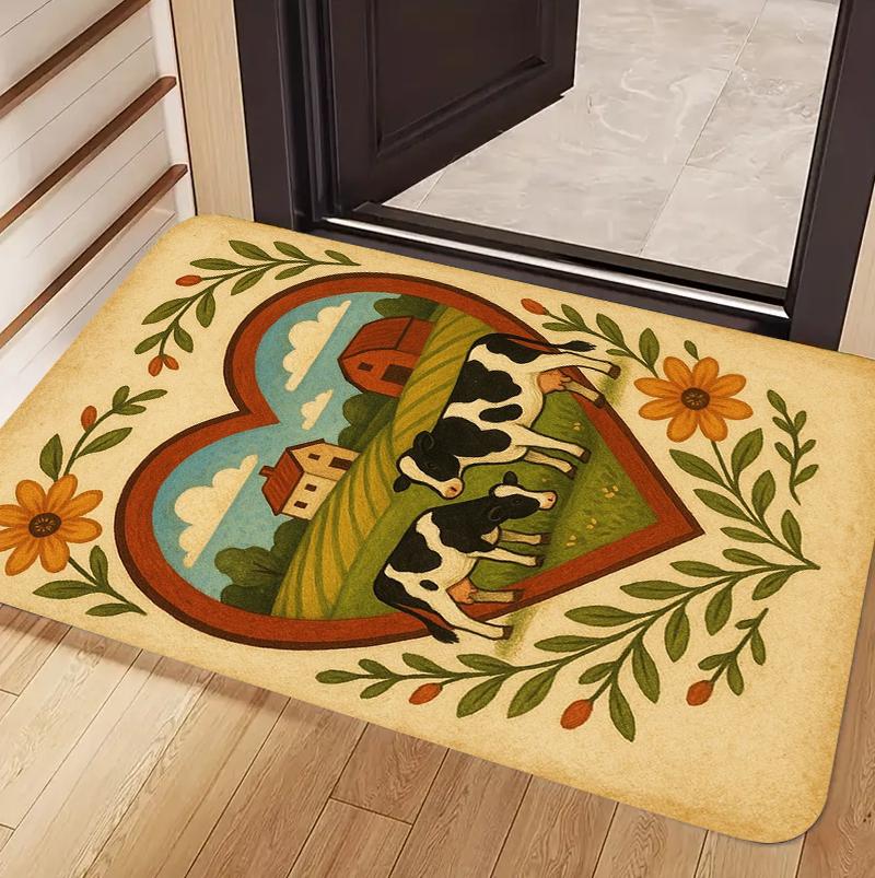 Ethnic Style Dairy Farm Printed Carpet Landscape Patterned Doormat Farmhouse Living Room Bedroom Entrance Carpet 40cm x 60cm
Ethnic Style Dairy Farm Printed Carpet Landscape Patterned Doormat Farmhouse Living Room Bedroom Entrance Carpet 40cm x 60cm