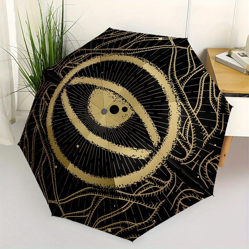 Elegant Gold & Black Eye Pattern Coaster Set of 4Umbrella, Portable 3-Fold Umbrella for Men & Women,Christmas Gift ES113
Elegant Gold & Black Eye Pattern Coaster Set of 4Umbrella, Portable 3-Fold Umbrella for Men & Women,Christmas Gift ES113