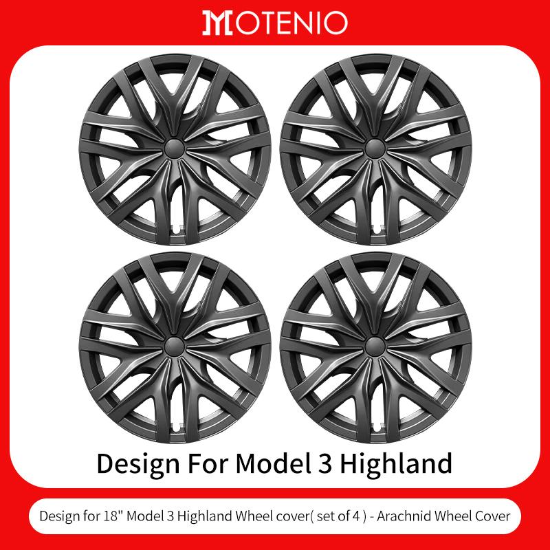 4PCS for Model 3 Highland 2023-Prese Wheel Cover 18 Inch Hubcap Arachnid Style Wheel Cover Rim Hubcaps Car Protection for Tesla Tesla&2023-Present&Model3 Highland 18in
4PCS for Model 3 Highland 2023-Prese Wheel Cover 18 Inch Hubcap Arachnid Style Wheel Cover Rim Hubcaps Car Protection for Tesla Tesla&2023-Present&Model3 Highland 18in