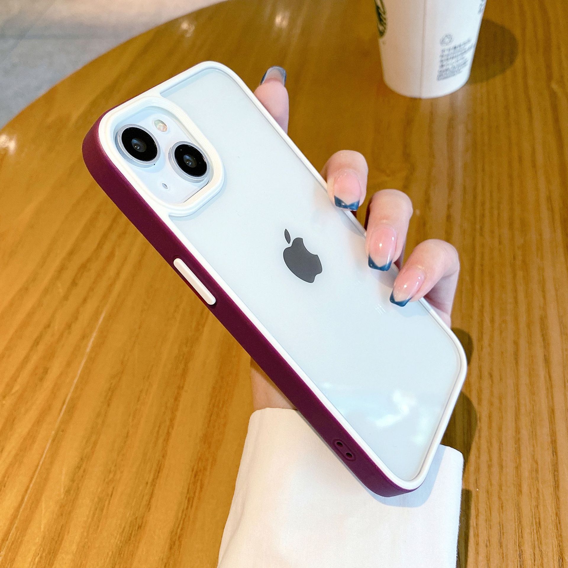 Applicable To Iphone16ProMax Acrylic Phone Case Two Color Youdun 15 Transparent Apple 14 Creative Contrast Color Set iPhone16
Applicable To Iphone16ProMax Acrylic Phone Case Two Color Youdun 15 Transparent Apple 14 Creative Contrast Color Set iPhone16