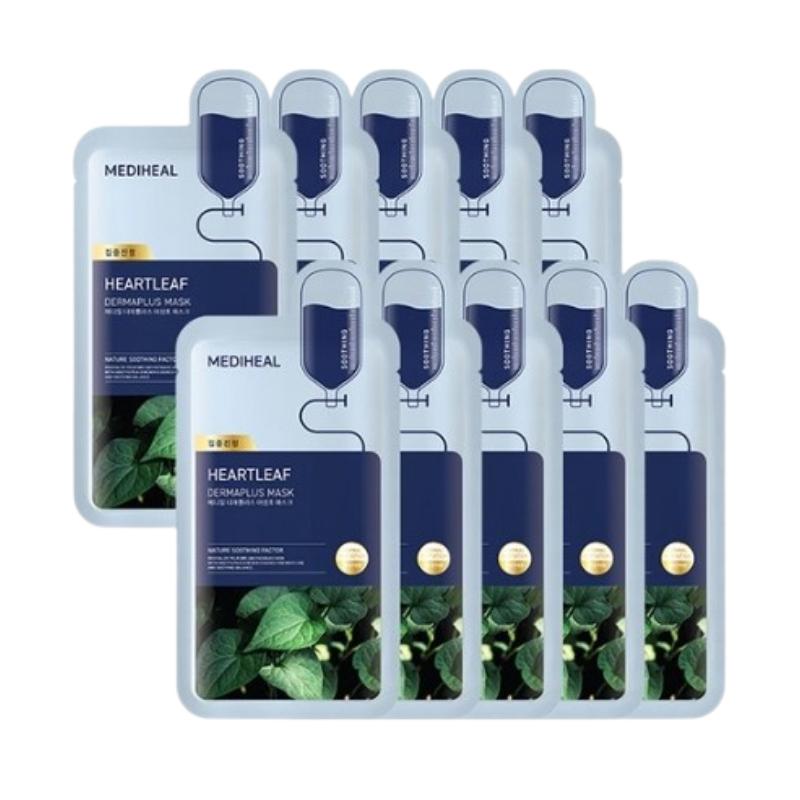 Mediheal Dermaplus Тканевая маска с хауттунией сердцелистной – 10 штук | Корейская успокаивающая маска с центеллой азиатской для чувствительной кожи 10 Sheets
Mediheal Dermaplus Тканевая маска с хауттунией сердцелистной – 10 штук | Корейская успокаивающая маска с центеллой азиатской для чувствительной кожи 10 Sheets