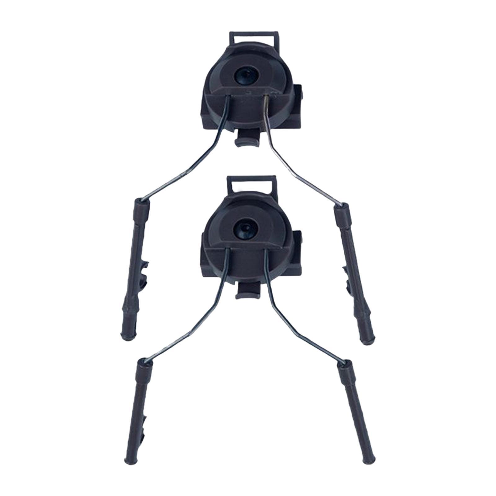 Helmet Rail Adapter Headphone Rail Bracket Flexibility Multiuse Easy Installation Helmet Accessories for Outdoor Sports чорний
Helmet Rail Adapter Headphone Rail Bracket Flexibility Multiuse Easy Installation Helmet Accessories for Outdoor Sports чорний