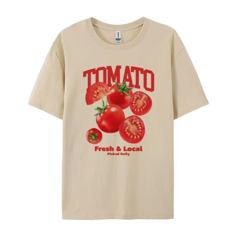 Vintage Y2k Tomato Printed TShirt Short Sleeve Cute Aesthetic Streetwear Tops Summer Garden Shirt Women Cottagecore Clothing 4XL
Vintage Y2k Tomato Printed TShirt Short Sleeve Cute Aesthetic Streetwear Tops Summer Garden Shirt Women Cottagecore Clothing 4XL