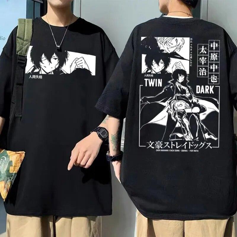 Hot Sale New Male Streetwear Women Vintage Oversized T-shirt Anime Bungo Stray Dogs Dazai Osamu Nakahara Chuuya Eyes UNISEX T Shirt
Hot Sale New Male Streetwear Women Vintage Oversized T-shirt Anime Bungo Stray Dogs Dazai Osamu Nakahara Chuuya Eyes UNISEX T Shirt