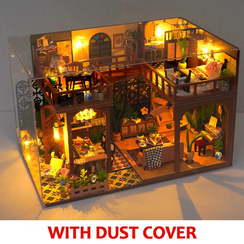 Retro DIY Wooden Light and Shadow Stories House Figurines Miniature Kits With LED Light Home Decoration For Adult Handmade Gifts
Retro DIY Wooden Light and Shadow Stories House Figurines Miniature Kits With LED Light Home Decoration For Adult Handmade Gifts