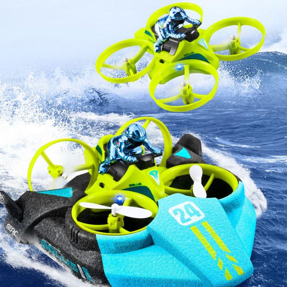 Remote Control 3 in 1 Quadcopter Boat EPP Foam RC Helicopter Toys Mini RC Drone Kids Gifts зелений
Remote Control 3 in 1 Quadcopter Boat EPP Foam RC Helicopter Toys Mini RC Drone Kids Gifts зелений
