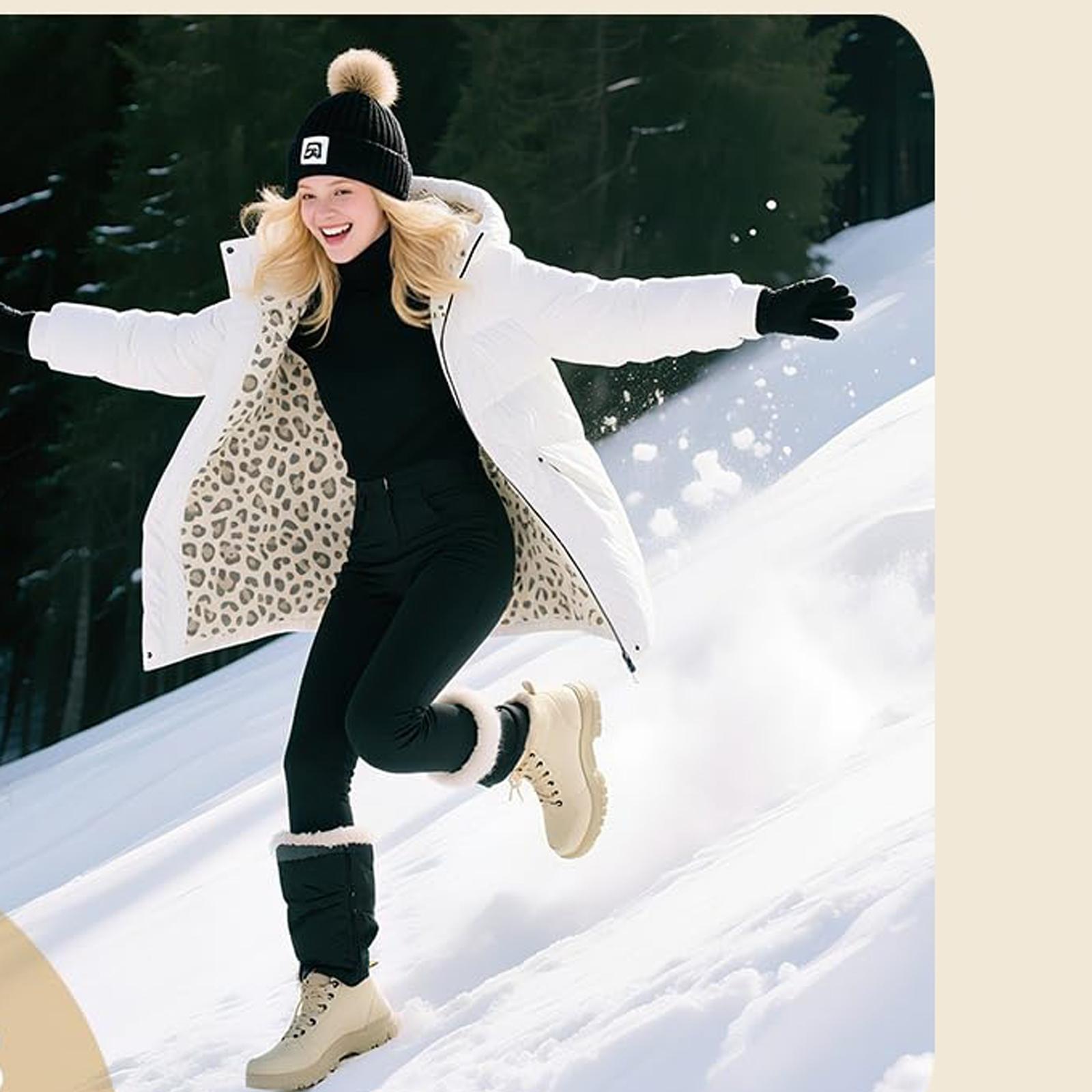 Womens Snow Boots Warm Winter Boots Ladies Lined Boots Outdoor Booties - Walking Shoes 41 хакі
Womens Snow Boots Warm Winter Boots Ladies Lined Boots Outdoor Booties - Walking Shoes 41 хакі