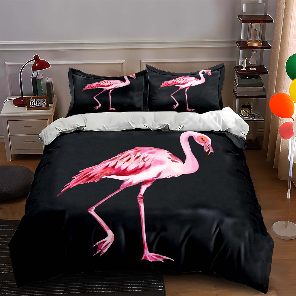 Pink flamingo design Bedding Duvet cover sets Duvet covers Pillowcases gifts (1 * Duvet Cover 2 * Pillowcases, without duvet insert) 135x200cm
Pink flamingo design Bedding Duvet cover sets Duvet covers Pillowcases gifts (1 * Duvet Cover 2 * Pillowcases, without duvet insert) 135x200cm