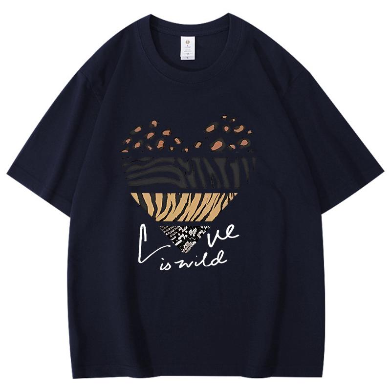 Leopard Print Tiger Skin Heart Pattern Unisex Women Cotton TShirt Love in Wild Print Retro Designed Unisex Tee Loose Graffiti Top 4XL
Leopard Print Tiger Skin Heart Pattern Unisex Women Cotton TShirt Love in Wild Print Retro Designed Unisex Tee Loose Graffiti Top 4XL
