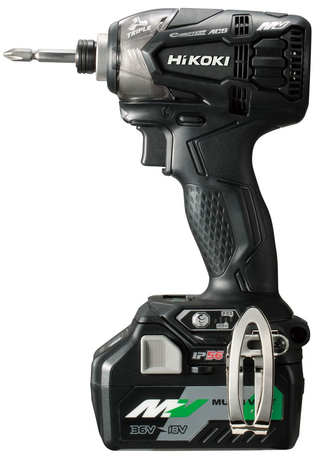 HiKOKI Cordless Impact Driver 36V Strong Black WH36DA(2XPB)
HiKOKI Cordless Impact Driver 36V Strong Black WH36DA(2XPB)