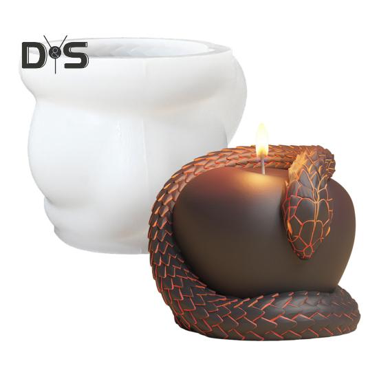 Форма для свечей в форме змеи, силиконовая форма для мыловарения, 3D-форма для свечей в форме фруктов, литейная форма из смолы, набор для изготовления свечей с легким извлечением белый
Форма для свечей в форме змеи, силиконовая форма для мыловарения, 3D-форма для свечей в форме фруктов, литейная форма из смолы, набор для изготовления свечей с легким извлечением белый