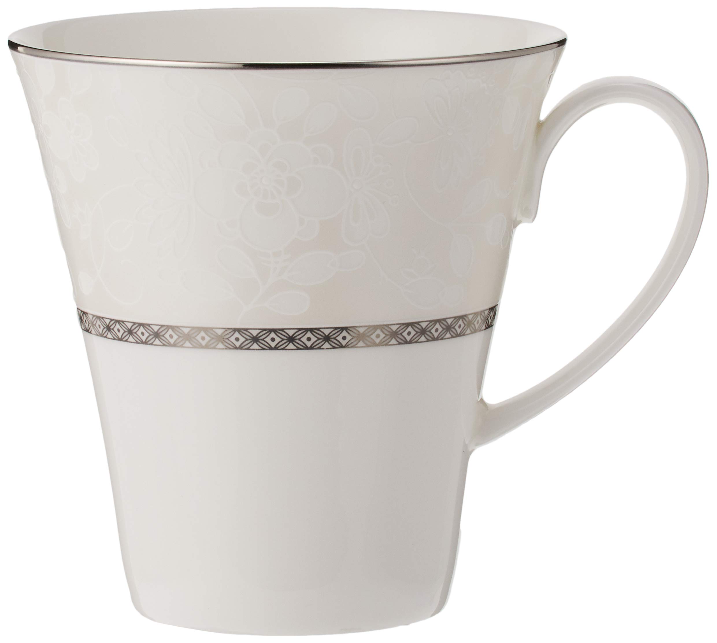 NARUMI Mug Milano Bianca 340cc White Floral Pattern Plum Blossom Cute Stylish Large Gift Boxed 51461-2834P
NARUMI Mug Milano Bianca 340cc White Floral Pattern Plum Blossom Cute Stylish Large Gift Boxed 51461-2834P