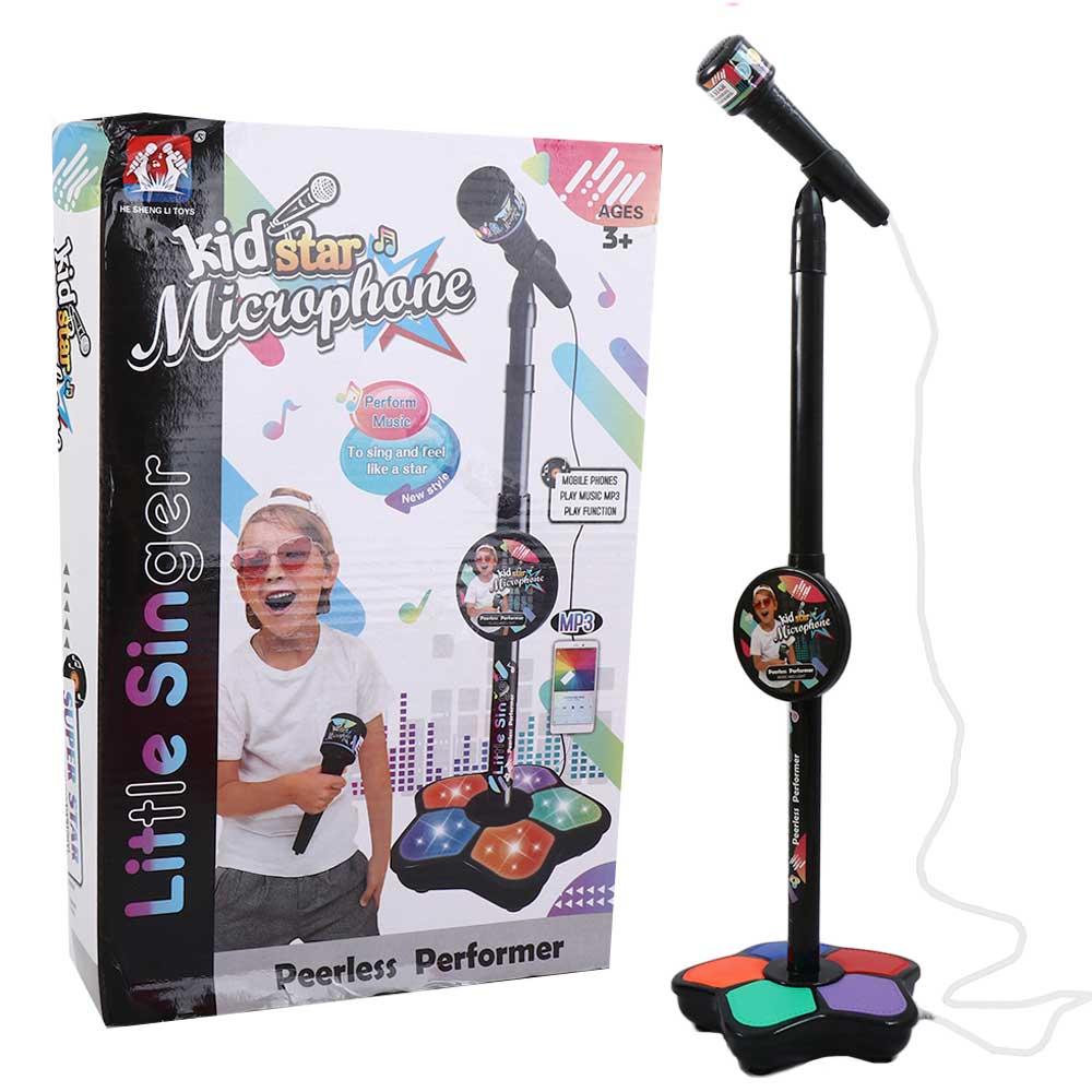 LED Light Brain-Training Educational Karaoke Singing Song Microphone Music Instrument Singing Microphone чорний
LED Light Brain-Training Educational Karaoke Singing Song Microphone Music Instrument Singing Microphone чорний