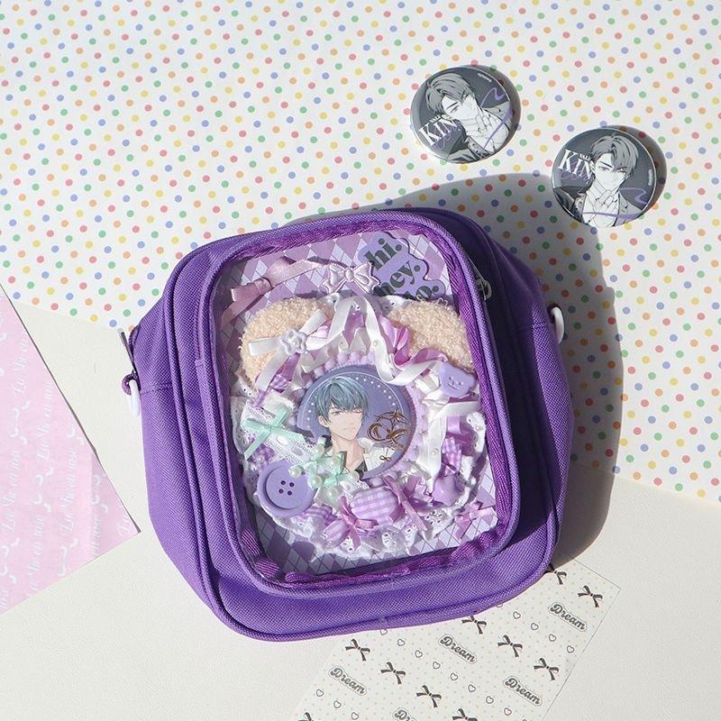 Cute Macaron messenger bag, Japanese two-dimensional small food, transparent small bag, female bar, zhaizhan pain bag, baby bag.
Cute Macaron messenger bag, Japanese two-dimensional small food, transparent small bag, female bar, zhaizhan pain bag, baby bag.