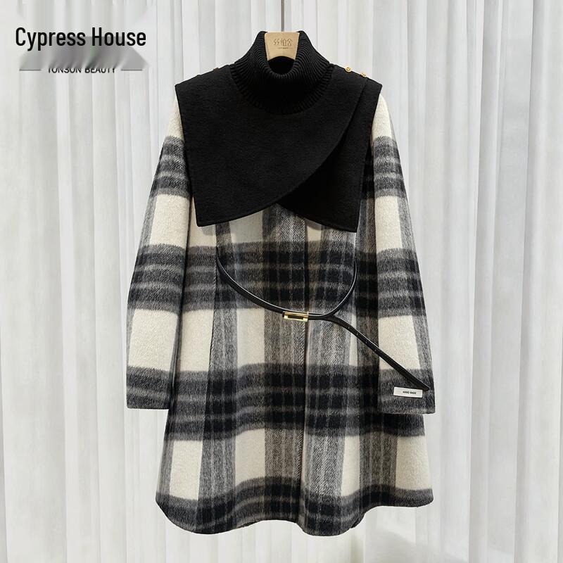 Sipaishe Women s Merino Wool Color-Block Plaid Coat L
Sipaishe Women s Merino Wool Color-Block Plaid Coat L