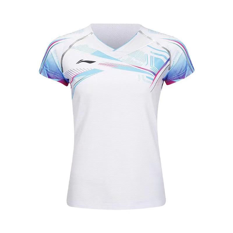 Li Ning Badminton Training Quick-Dry Sports Straight-Cut Shoulder Short Sleeve T-Shirt Women Tops White AAYT580-1 S
Li Ning Badminton Training Quick-Dry Sports Straight-Cut Shoulder Short Sleeve T-Shirt Women Tops White AAYT580-1 S