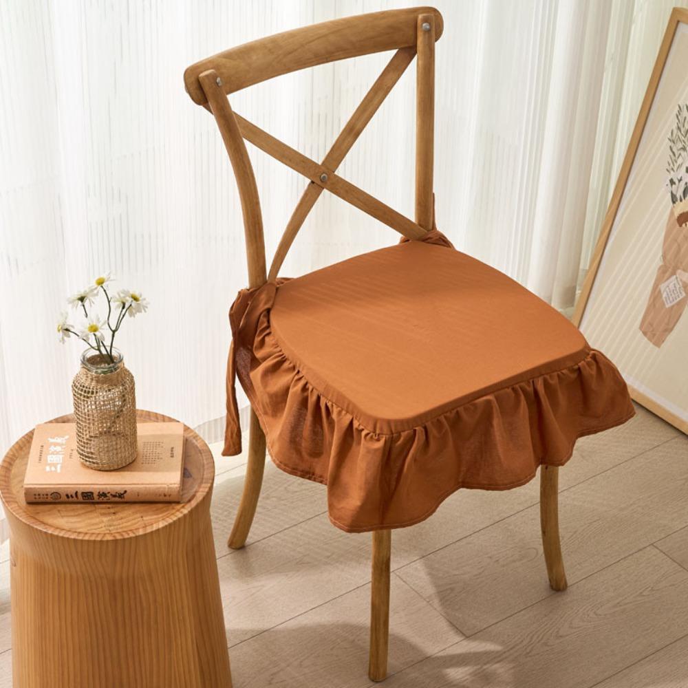 Foam Filling Plaid Ruffled Chair Cushion Detachable Cotton Cover Chair Cover Restaurant Style F
Foam Filling Plaid Ruffled Chair Cushion Detachable Cotton Cover Chair Cover Restaurant Style F