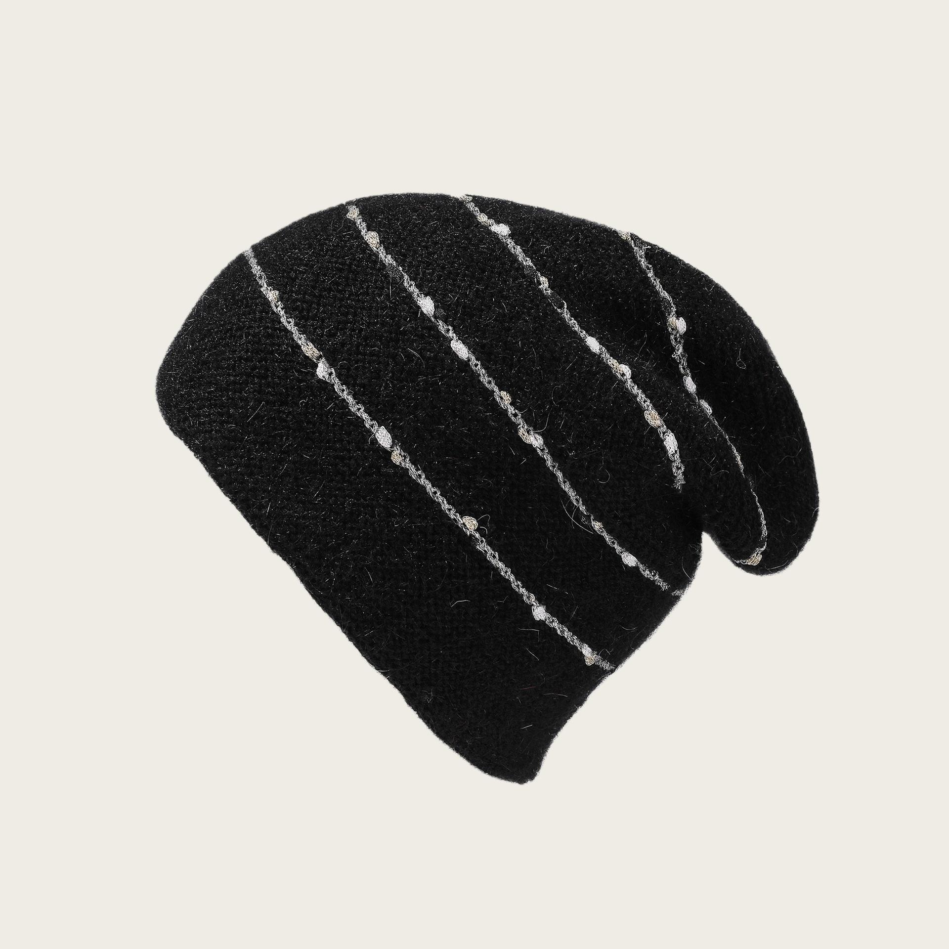 Rabbit Fur Knitted Beanie Hat Autumn Winter Woolen Hat Plush Thick Outdoor Warmth Ear-Covering Women Hat One Size
Rabbit Fur Knitted Beanie Hat Autumn Winter Woolen Hat Plush Thick Outdoor Warmth Ear-Covering Women Hat One Size
