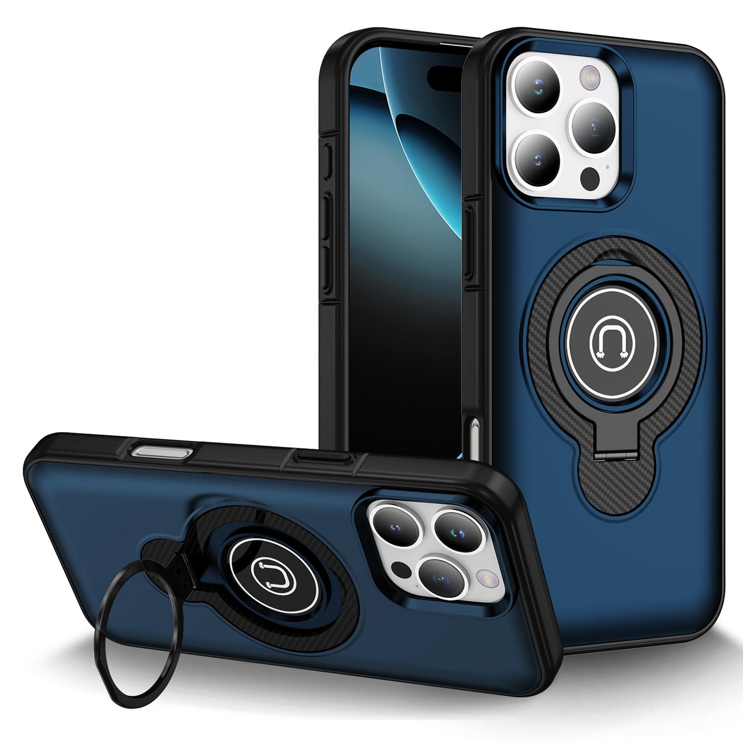 For iPhone 16 Pro Max Case TPU+PC Magnetic Car Mount Phone Cover with Ring Kickstand Navy Blue
For iPhone 16 Pro Max Case TPU+PC Magnetic Car Mount Phone Cover with Ring Kickstand Navy Blue