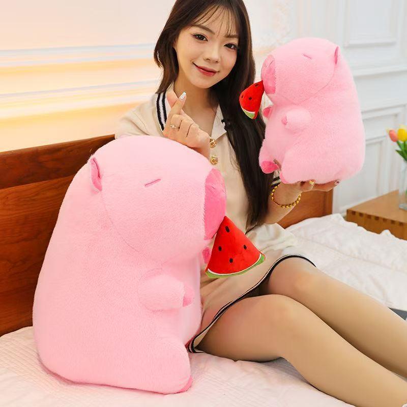 Pink Watermelon-Eating Capybara Plush Doll – Stuffed Animal Birthday Gift for Kids 30cm
Pink Watermelon-Eating Capybara Plush Doll – Stuffed Animal Birthday Gift for Kids 30cm