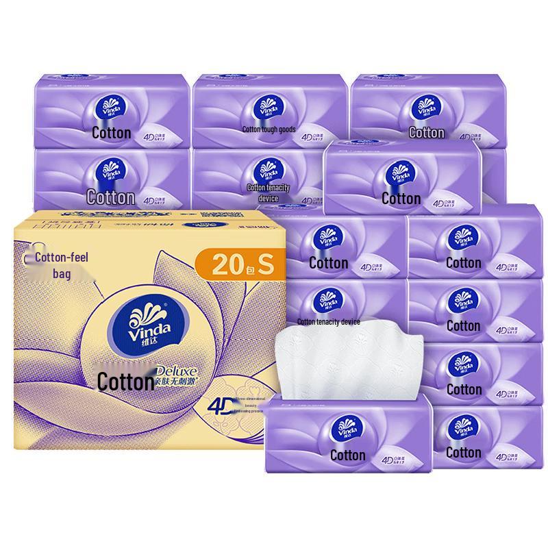 Vinda 3-Ply Facial Tissues
Vinda 3-Ply Facial Tissues